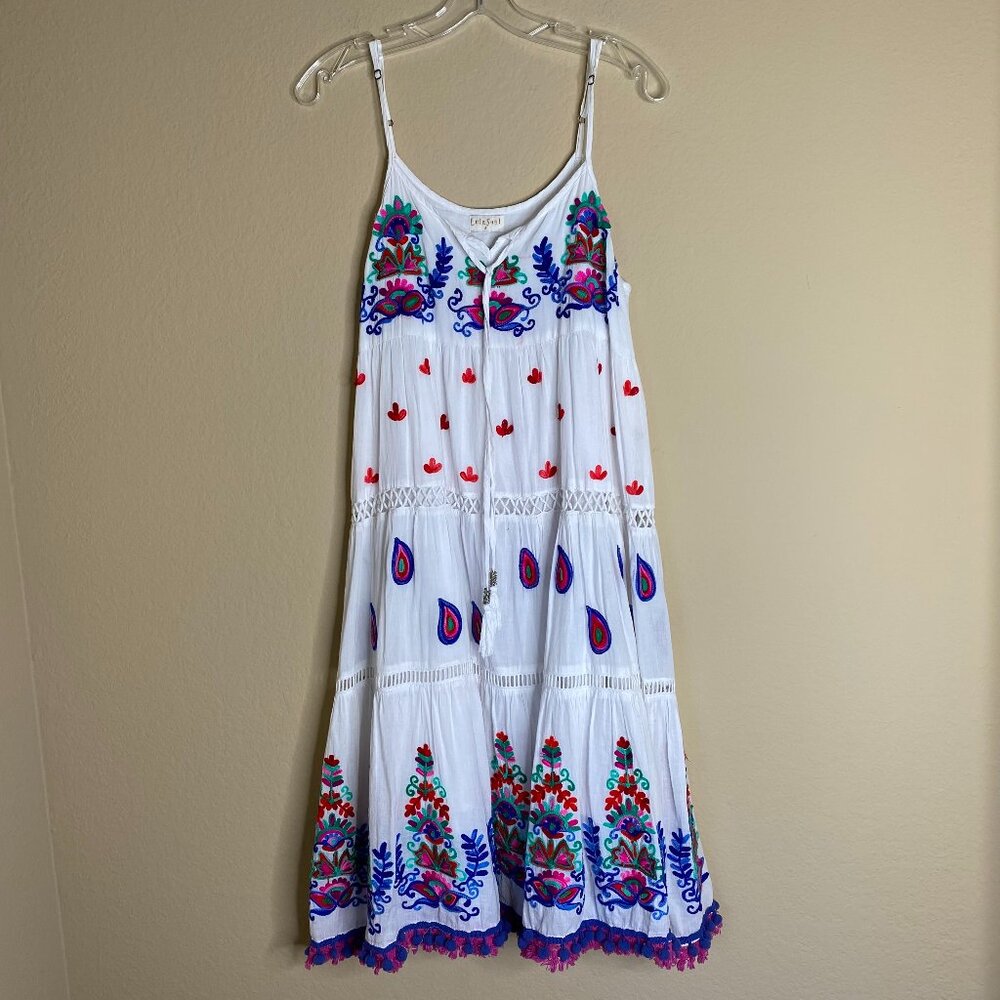 lula soul embroidered sundress